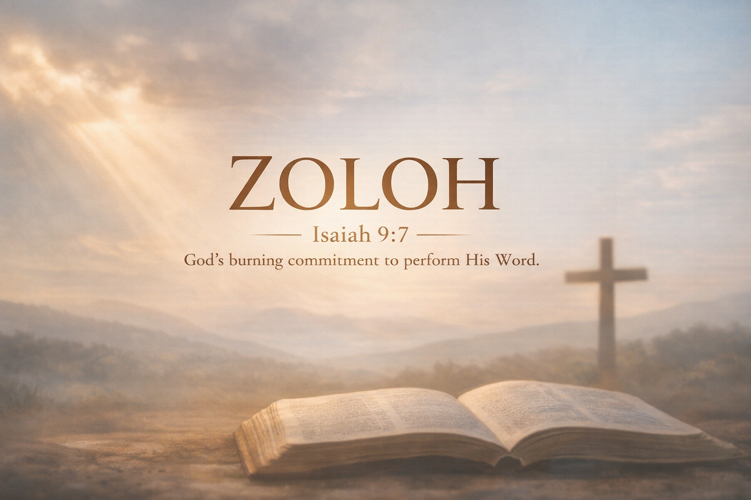 The Zeal of the LORD of Hosts (ZOLOH)